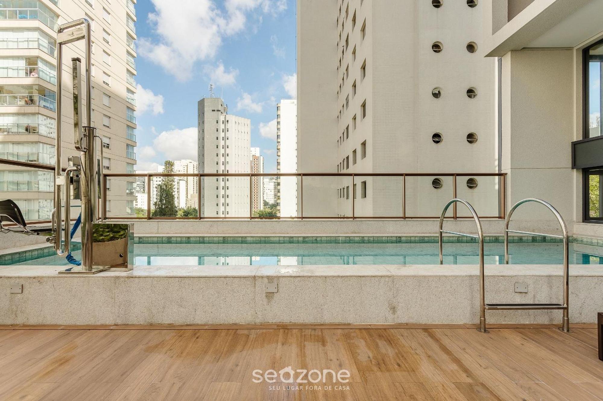 Lindo Estudio C/ Piscina No Campo Belo Hmc0320 Apartamento São Paulo