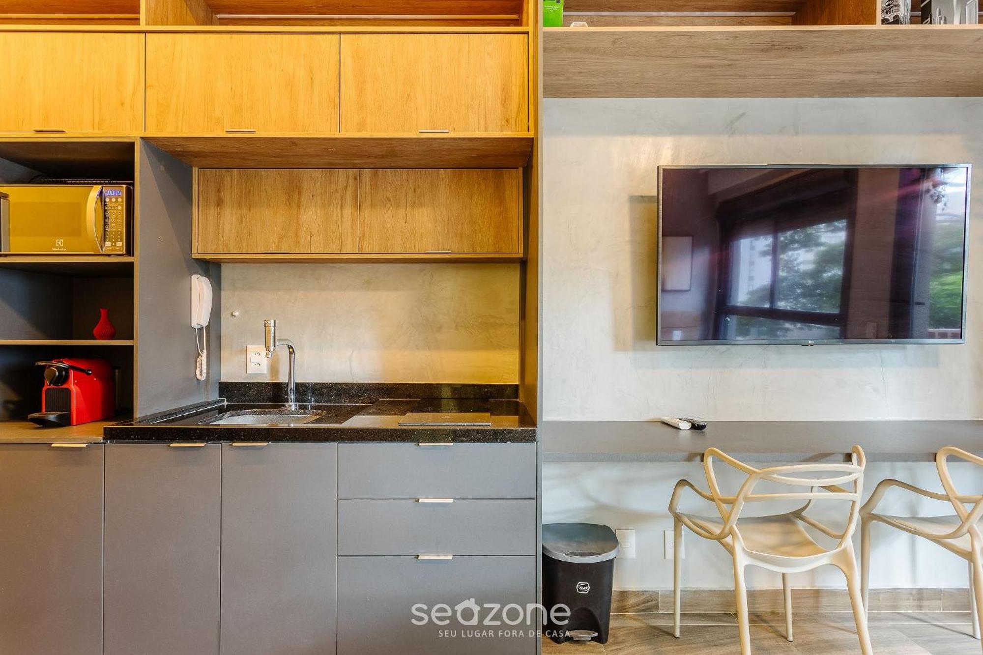 Apartamento Lindo Estudio C/ Piscina No Campo Belo Hmc0320