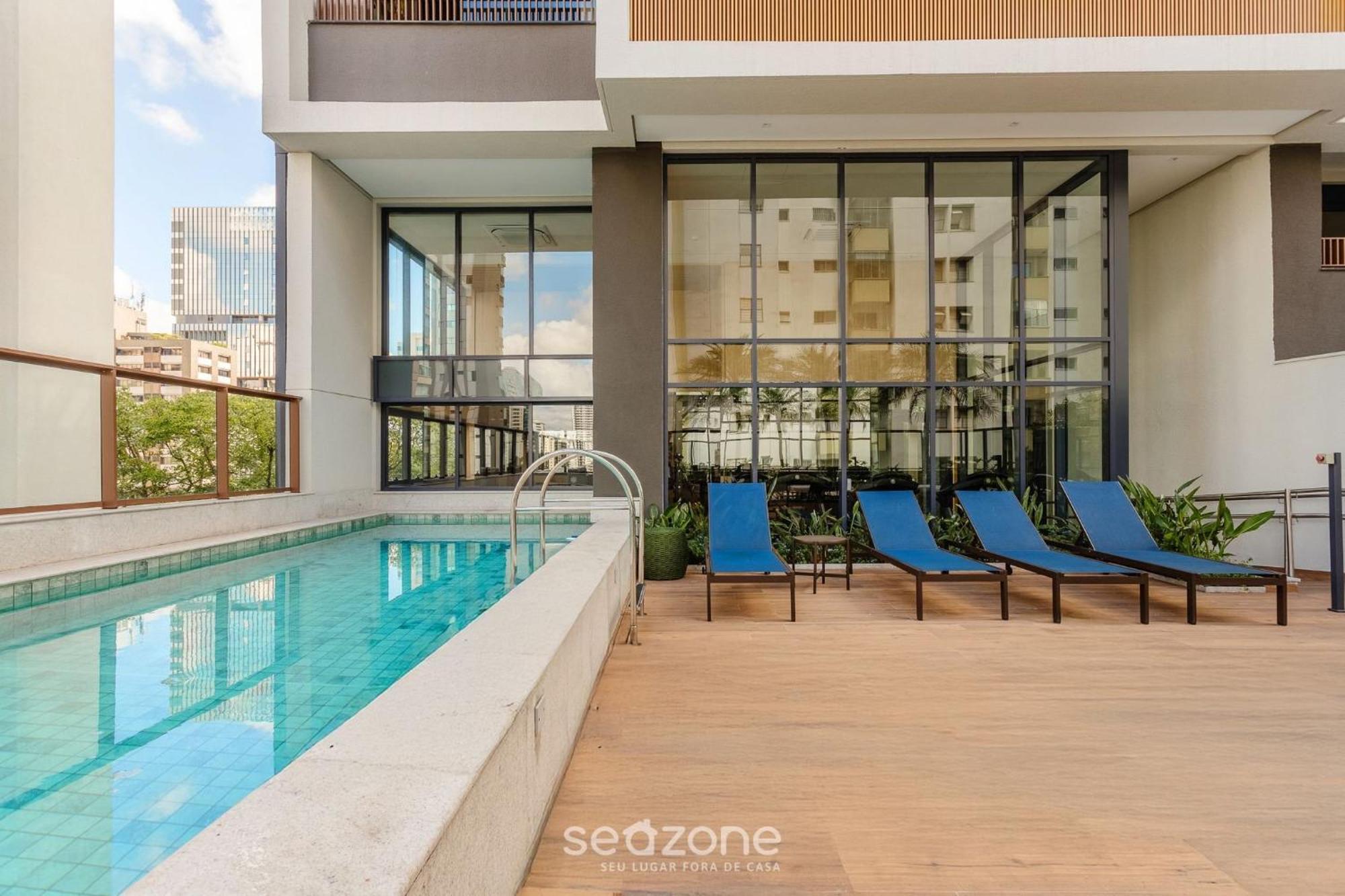Apartamento Lindo Estudio C/ Piscina No Campo Belo Hmc0320 *